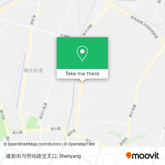 建新街与劳动路交叉口 map