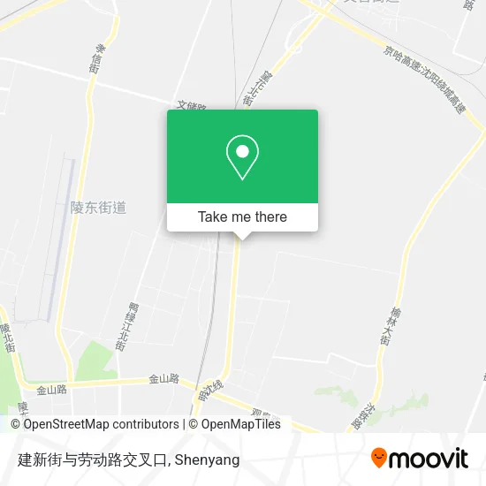 建新街与劳动路交叉口 map