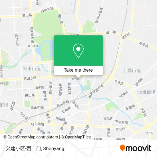 兴建小区-西二门 map