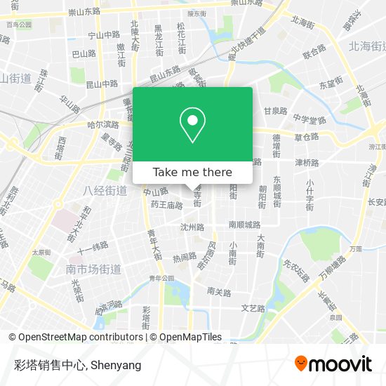 彩塔销售中心 map