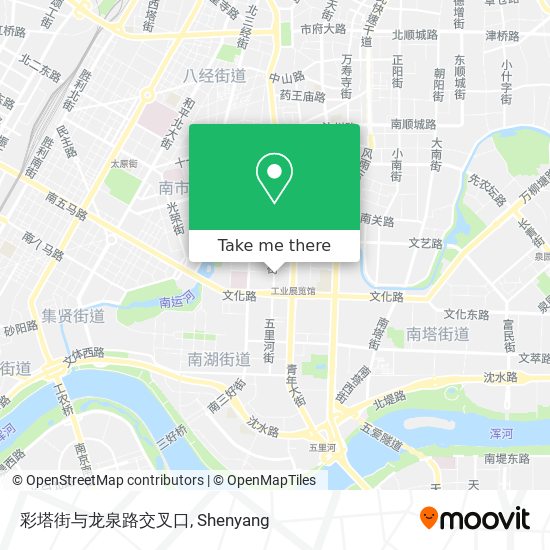 彩塔街与龙泉路交叉口 map