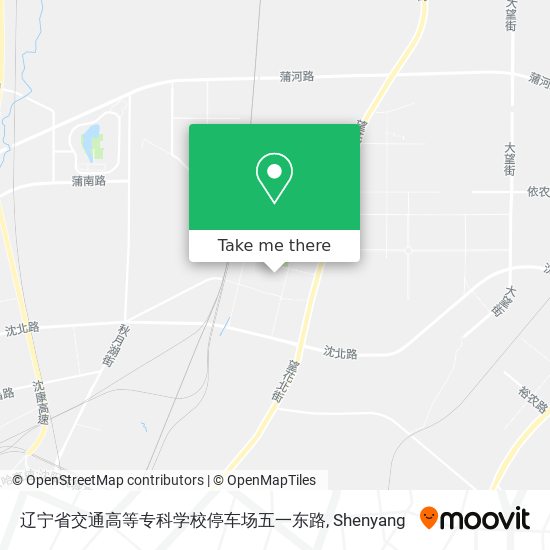 辽宁省交通高等专科学校停车场五一东路 map