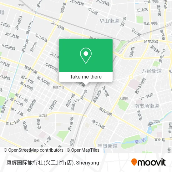 康辉国际旅行社(兴工北街店) map
