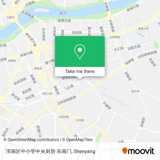 浑南区中小学中央厨房-东南门 map