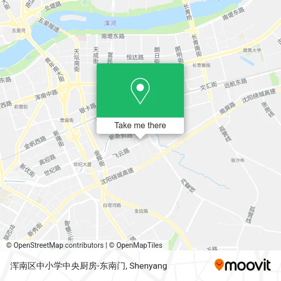 浑南区中小学中央厨房-东南门 map