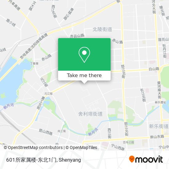 601所家属楼-东北1门 map