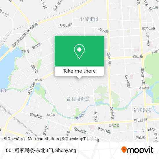 601所家属楼-东北3门 map