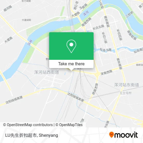 LU先生折扣超市 map