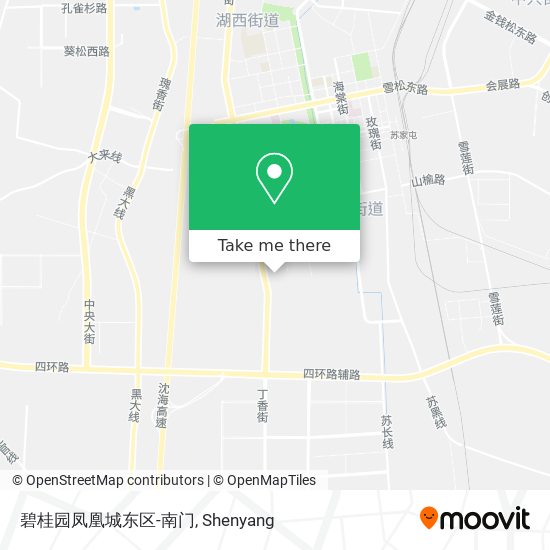 碧桂园凤凰城东区-南门 map