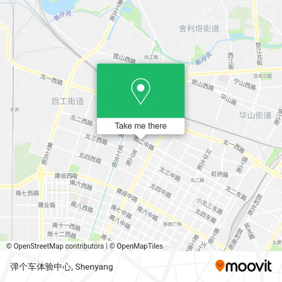 弹个车体验中心 map