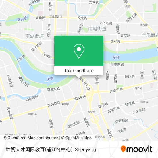 世贸人才国际教育(浦江分中心) map