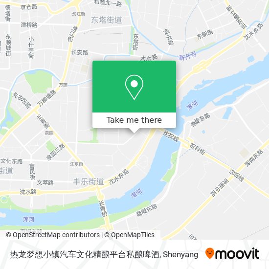 热龙梦想小镇汽车文化精酿平台私酿啤酒 map