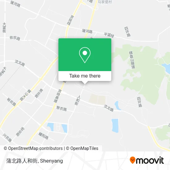 蒲北路人和街 map