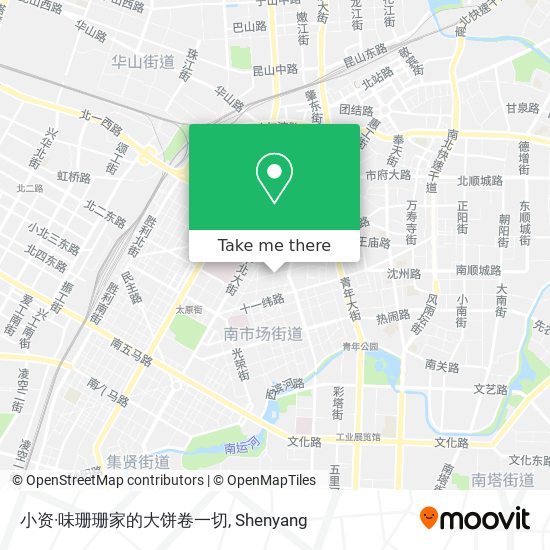 小资·味珊珊家的大饼卷一切 map