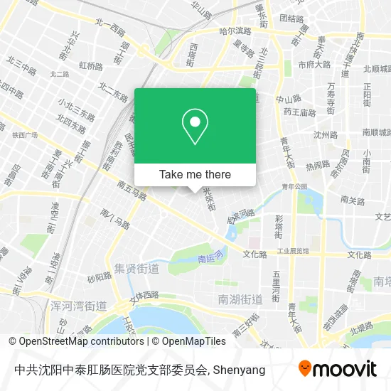 中共沈阳中泰肛肠医院党支部委员会 map