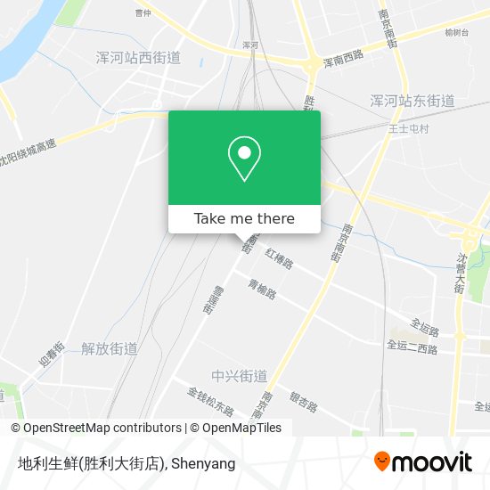 地利生鲜(胜利大街店) map