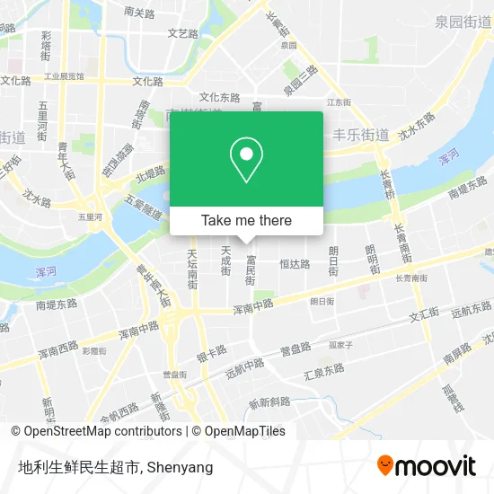 地利生鲜民生超市 map