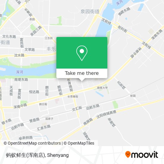 蚂蚁鲜生(浑南店) map