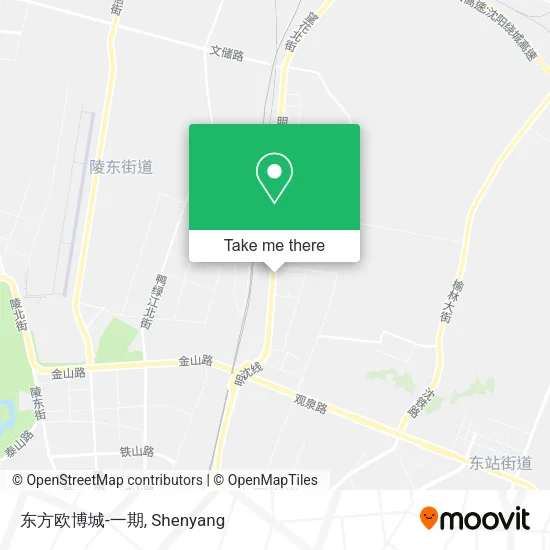 东方欧博城-一期 map