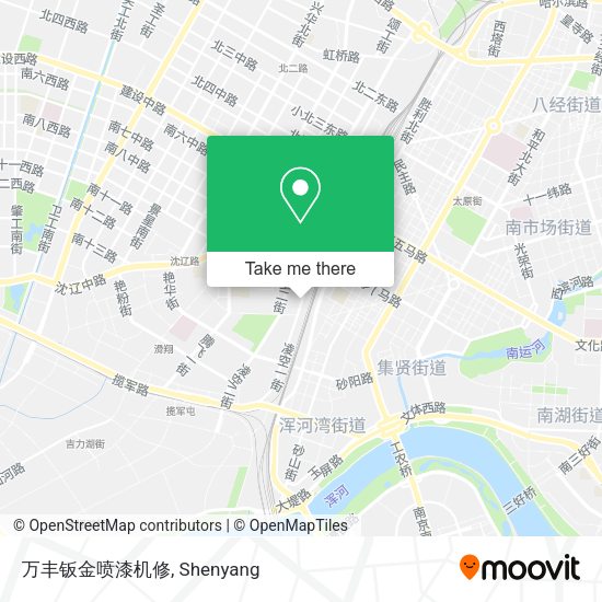 万丰钣金喷漆机修 map