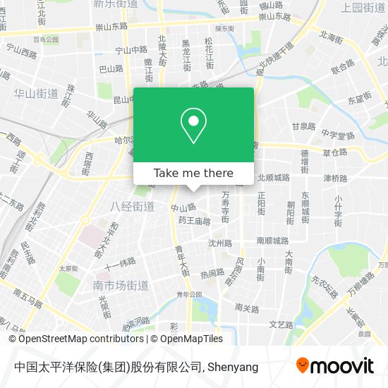 中国太平洋保险(集团)股份有限公司 map