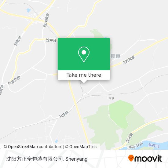 沈阳方正全包装有限公司 map