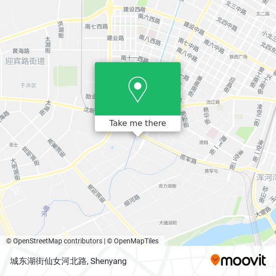 城东湖街仙女河北路 map