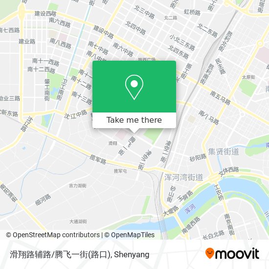 滑翔路辅路/腾飞一街(路口) map