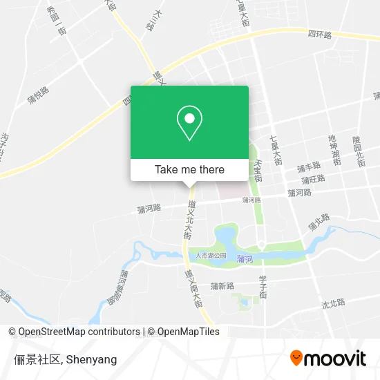 俪景社区 map