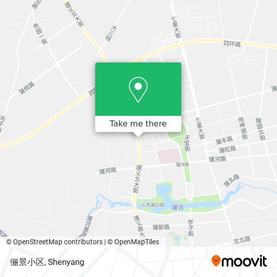 俪景小区 map