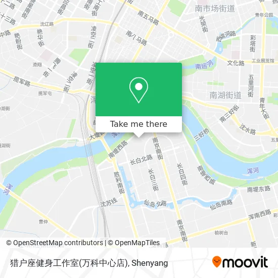 猎户座健身工作室(万科中心店) map