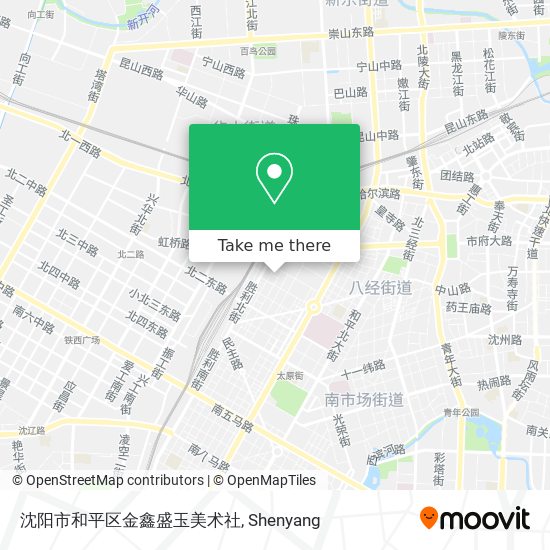 沈阳市和平区金鑫盛玉美术社 map