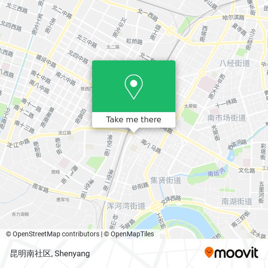 昆明南社区 map