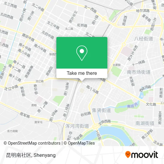 昆明南社区 map