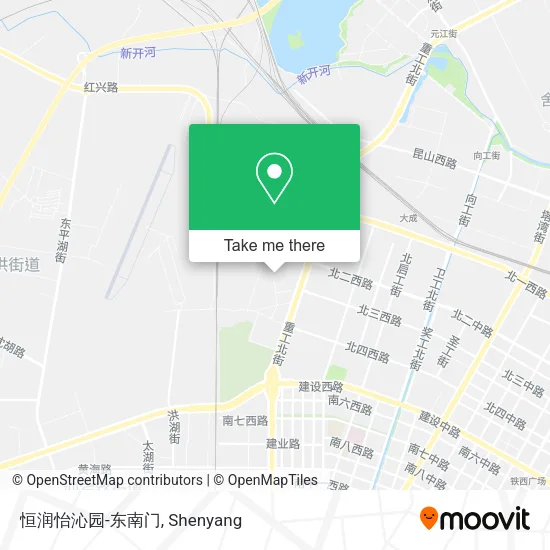 恒润怡沁园-东南门 map