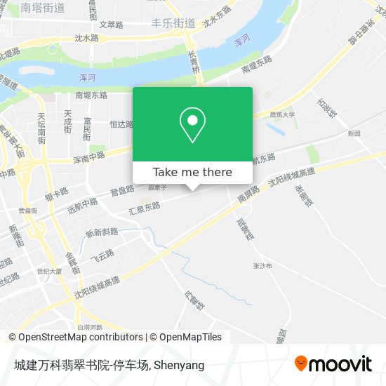 城建万科翡翠书院-停车场 map