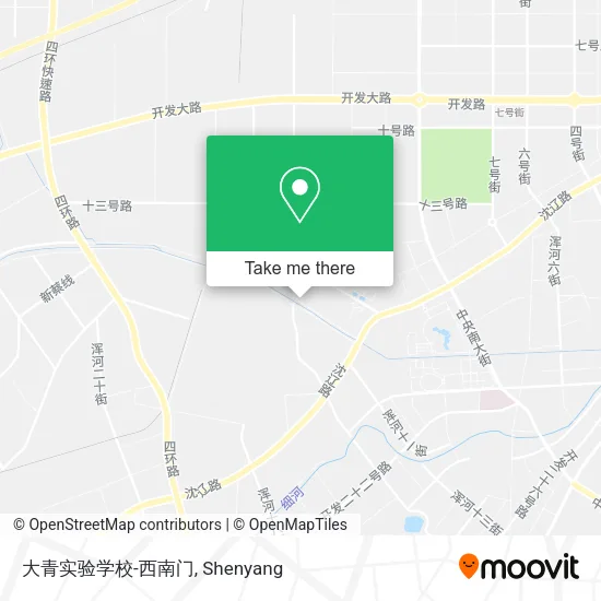 大青实验学校-西南门 map