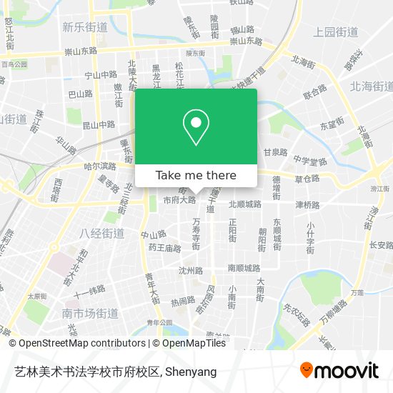 艺林美术书法学校市府校区 map