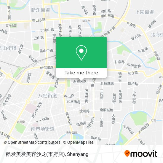 酷发美发美容沙龙(市府店) map