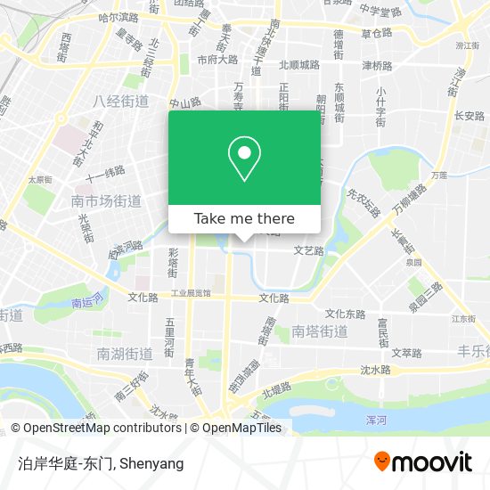泊岸华庭-东门 map