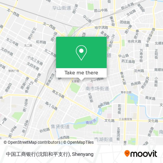 中国工商银行(沈阳和平支行) map