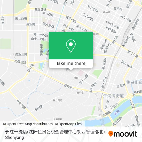 长红干洗店(沈阳住房公积金管理中心铁西管理部北) map