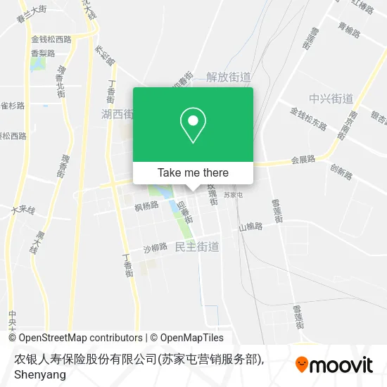 农银人寿保险股份有限公司(苏家屯营销服务部) map