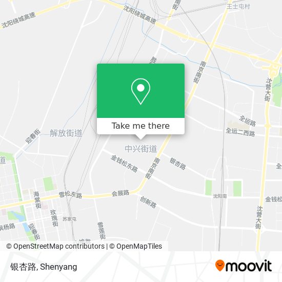 银杏路 map