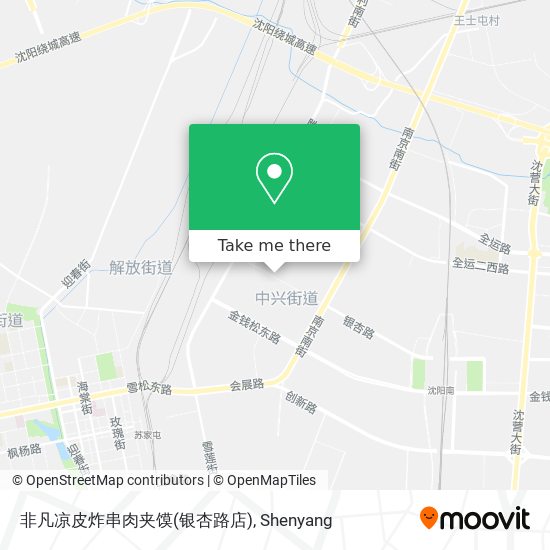 非凡凉皮炸串肉夹馍(银杏路店) map