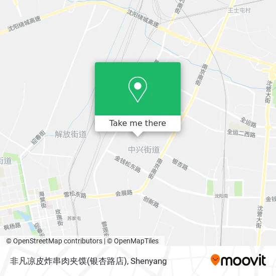非凡凉皮炸串肉夹馍(银杏路店) map