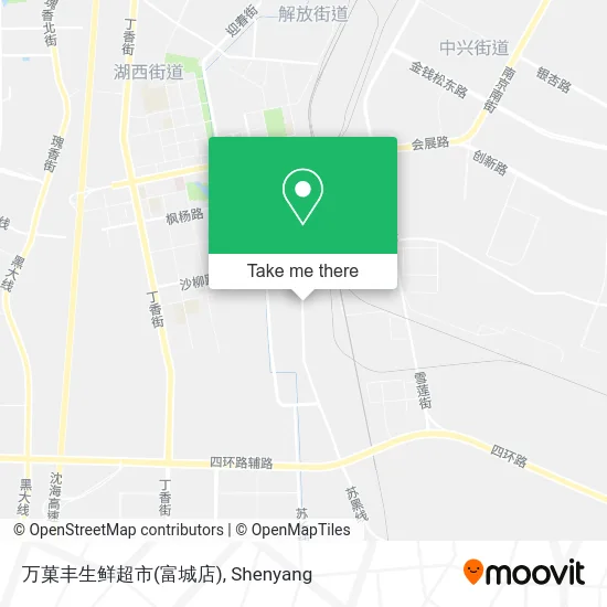 万菓丰生鲜超市(富城店) map