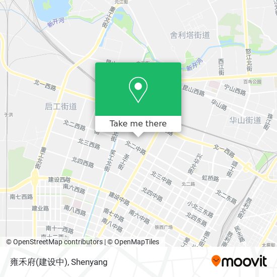 雍禾府(建设中) map