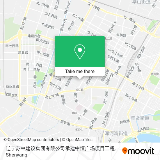 辽宁苏中建设集团有限公司承建中恒广场项目工程 map