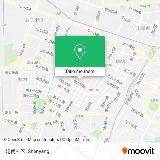 建南社区 map